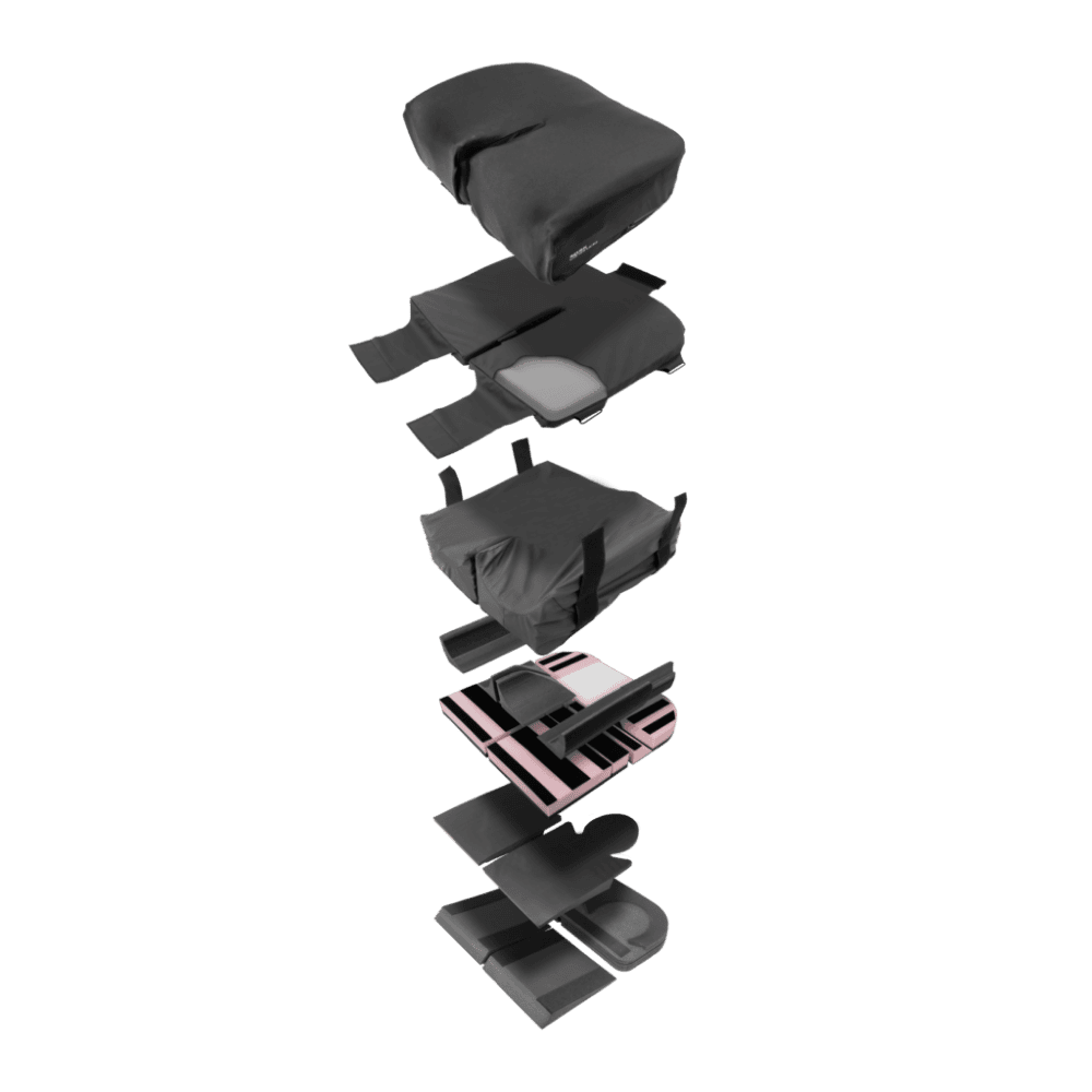 Spex Constructa Flex Cushion, Superhigh Contour. Includes Pelvic Adjustment Kit and Spare Cover