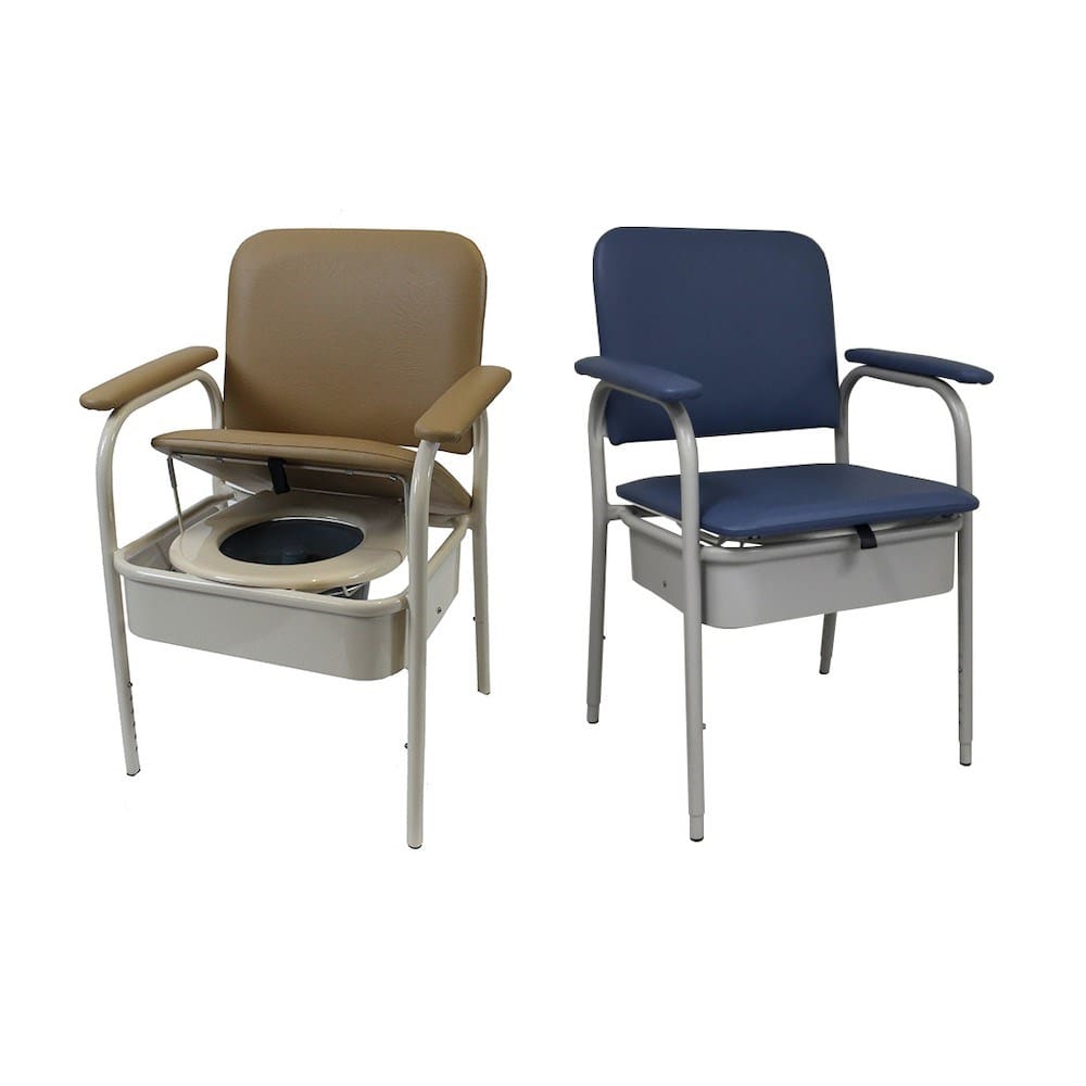 Deluxe 60W Bedside Commode Bariatric 250kg