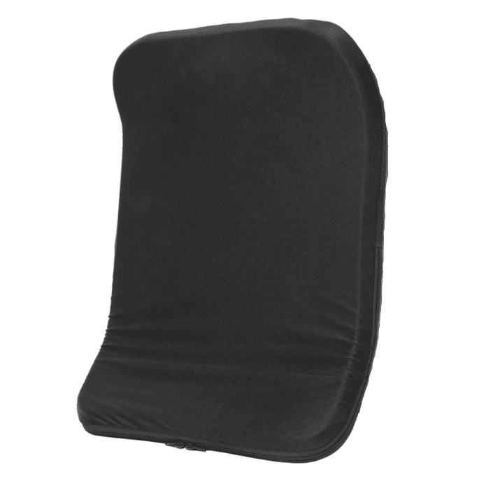 Spex Adapta Back Support. Tri angle adjustable shell with 1.5'' height growth and standard padding