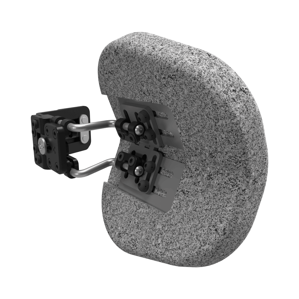 Axial Biangular Lateral Pad