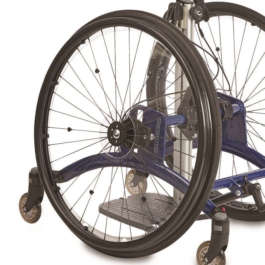R82 Rabbit Up Driving wheels, closed pushrim, pc. (With spoke protector)