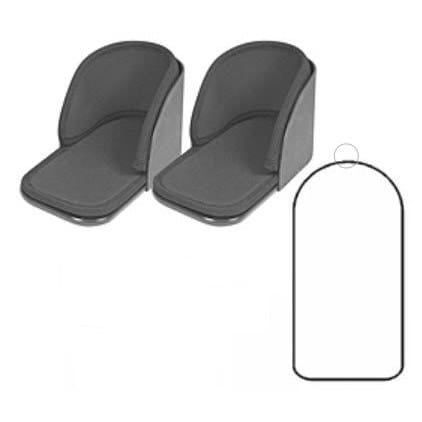 Therafin Shoeholder Replacement Pads, 5X10 Padded Shoeholder, Pair