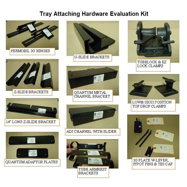 Therafin Evaluation Kit, Tray & Half-Tray Attaching Hardware