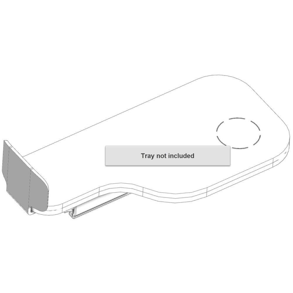 Therafin Elbow Pad, Shaped To Fit Padded Half-Tray