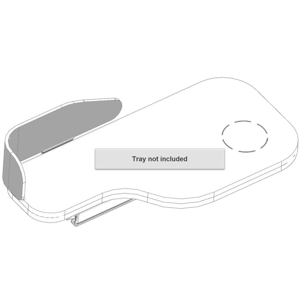 Therafin Lateral Pad, Shaped To Fit Trimline Padded Half-Tray