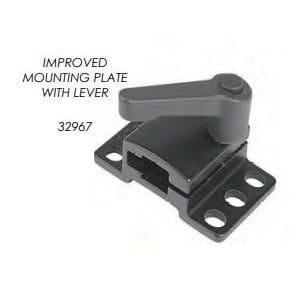 Therafin Headrest Mounting Bracket, Extruded With Lever