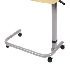 Mobile Overbed Table Base Only, Matt Silver