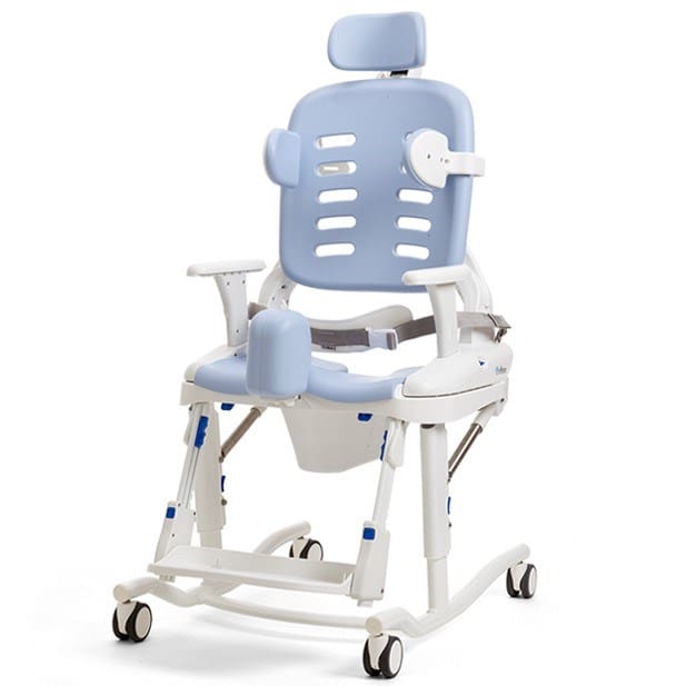 Rifton HTS Hi-Lo Base, Tilt-in-Space, 125 mm Castors with Footboard