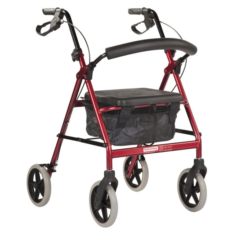 Max Mobility Alpha 428 Rollator with 8" Wheels