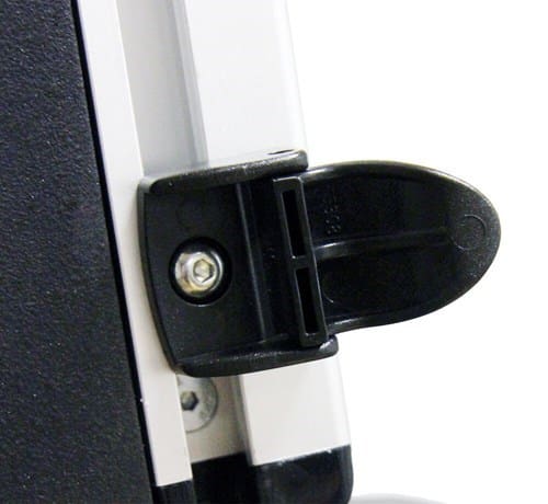R82 Caribou Fix-locks, black, bag of 6 pcs.