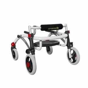 R82 Crocodile gait trainer, swing-away anti-tips