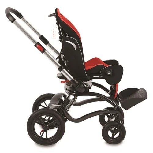 R82 Stingray frame, 7" turn front wheels, rear QR, solid wheels, front brake central, no hand brake