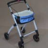 Peak Care Ellipse Indoor Walker, White, Push Down Brakes (9290-W)