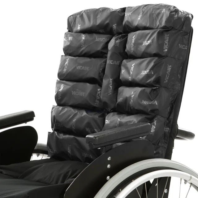Cushion, Vicair, ANATOMIC BACK Cushion inc. Air Exchange Cover