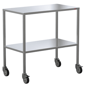 Custom Instrument Trolley with 2 Shelves (See notes for Customisation)