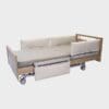 Side Rail Protectors for Malsch Split Side Rails (ea), Handle-Bottom, Velcro