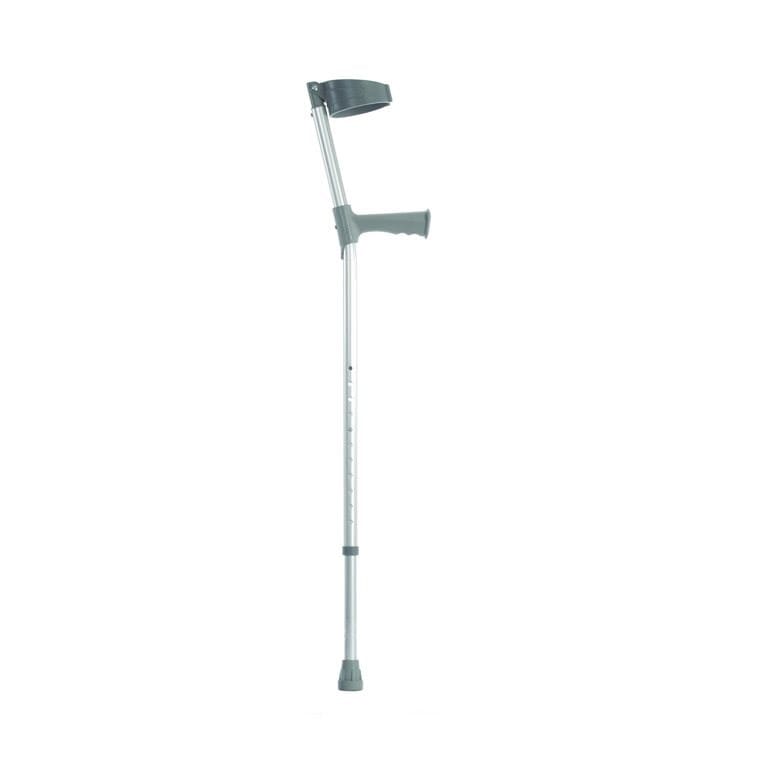 BE Crutch, Elbow, Sgl Adj, Closed Cuff, Adult (Pr)