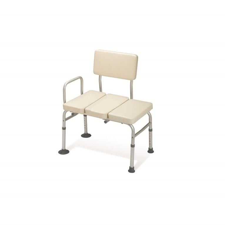 BE Transfer Bench, Padded Seat & Backrest, Arms, Assembled