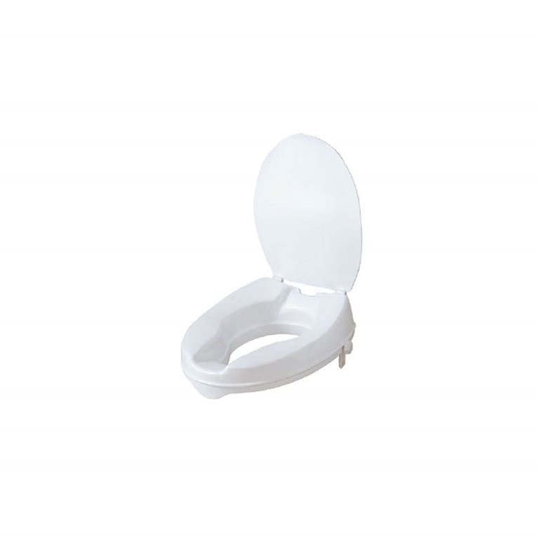 BE Raised Toilet Seat With Lid