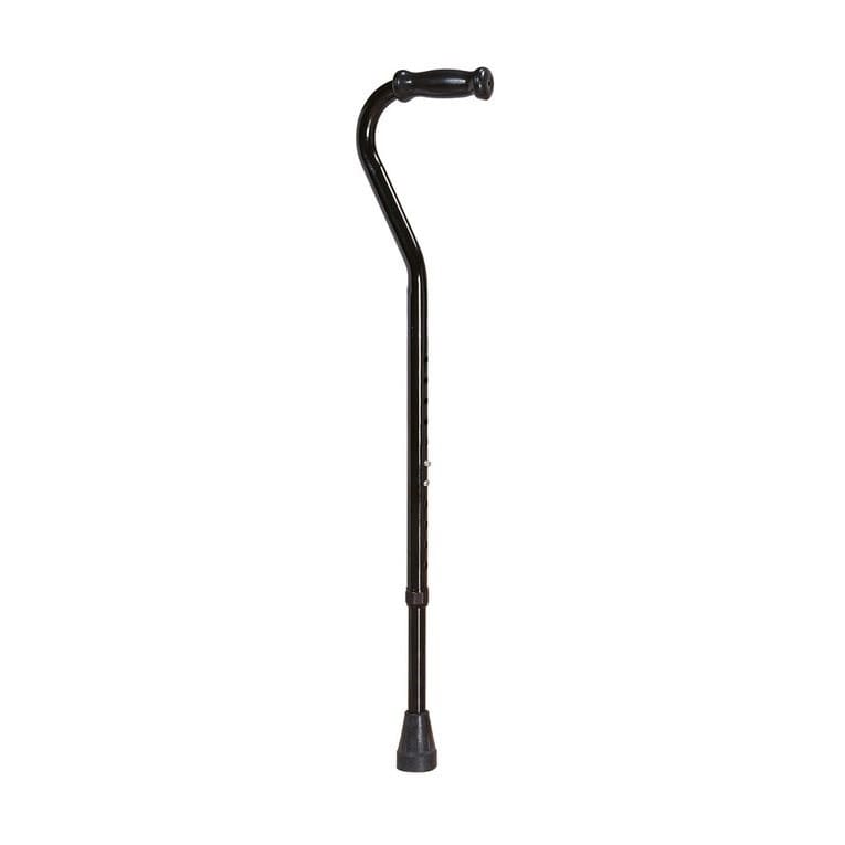 BE Cane, Bariatric, Offset Hndl, Blk