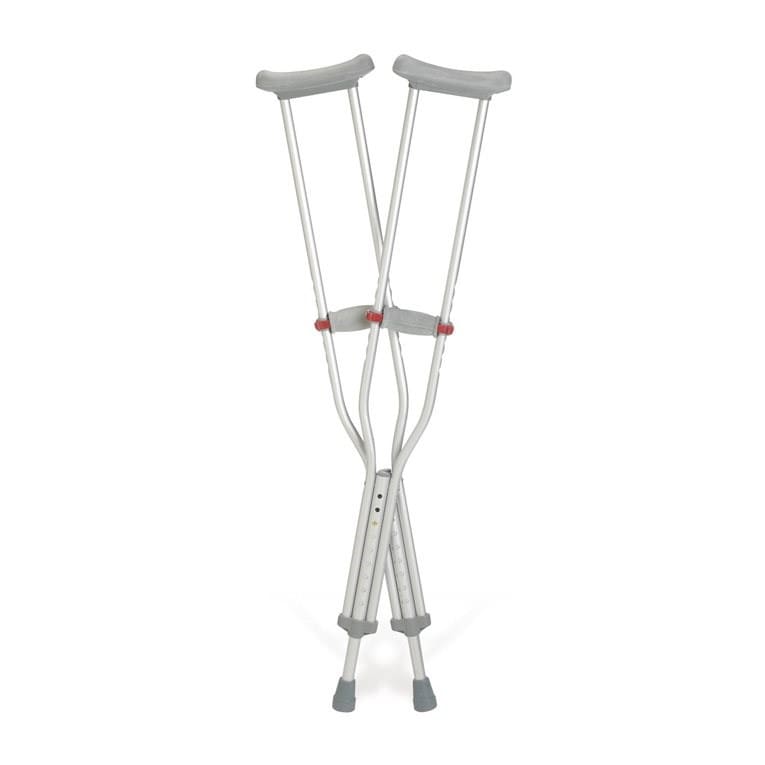 BE Crutch, U-Arm, Alu, Red Dot (Pr)