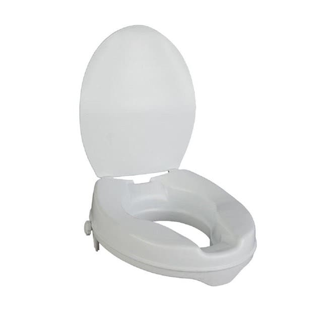 BetterLiving Toilet Seat Raiser with Lid, Fixed Height