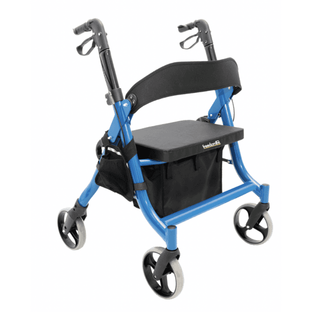 Freedom Healthcare Genesis 3 extra wide heavy duty seat walker with padded seat and backrest