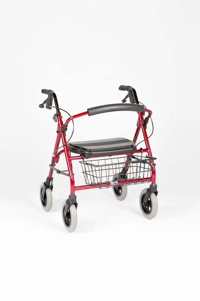 Peak Care Mini Mack Red Rollator (9346376001014)