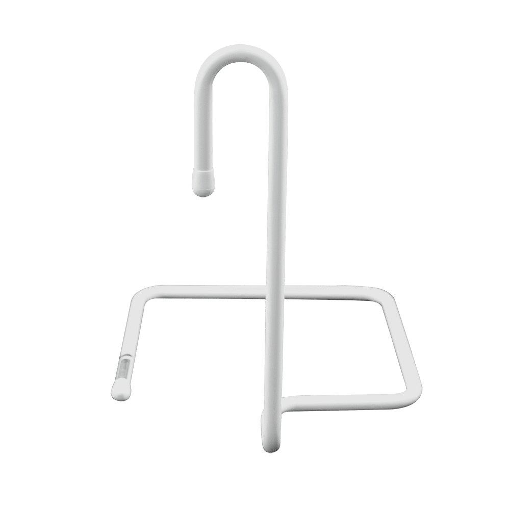 Endeavour Life Care Universal Bed Stick, single steel upright with return handle and square base plate