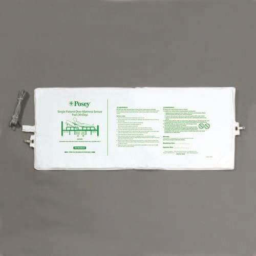Posey 8283 30-day single patient use bed sensor pad with cable for Posey fall alarms