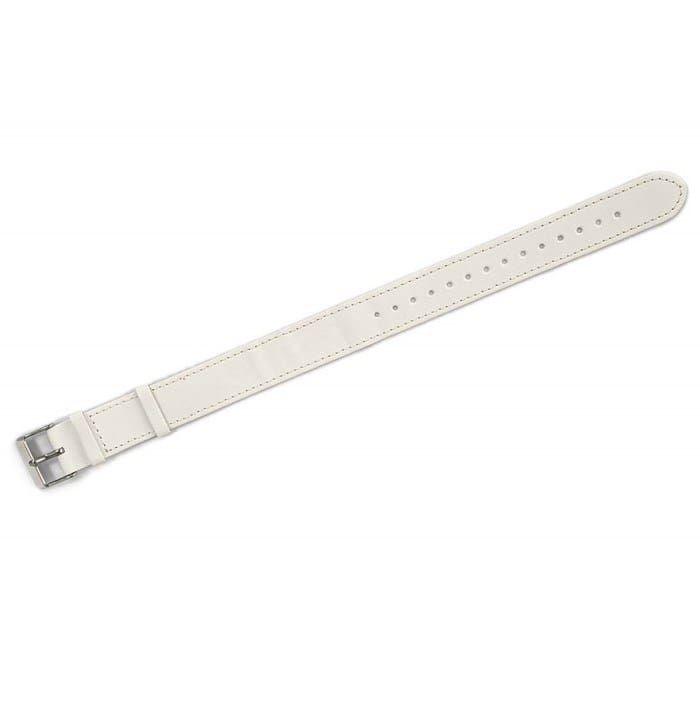 Cura1 White Buckle Wrist Strap