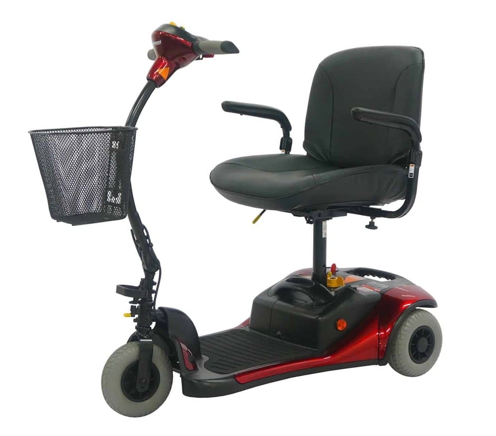 Shoprider Little Ripper Portable 3 Wheel Scooter With Easy Pull Apart Design, SWL 136Kg
