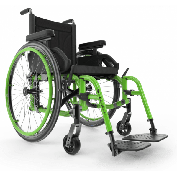 Motion Composites Helio A7 ultralight folding wheelchair with aluminium frame