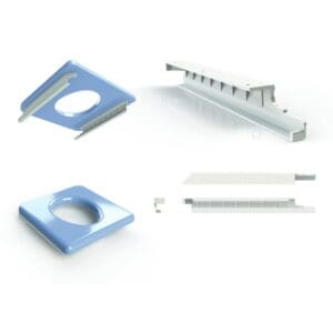 Shower Commode Runners, Pair