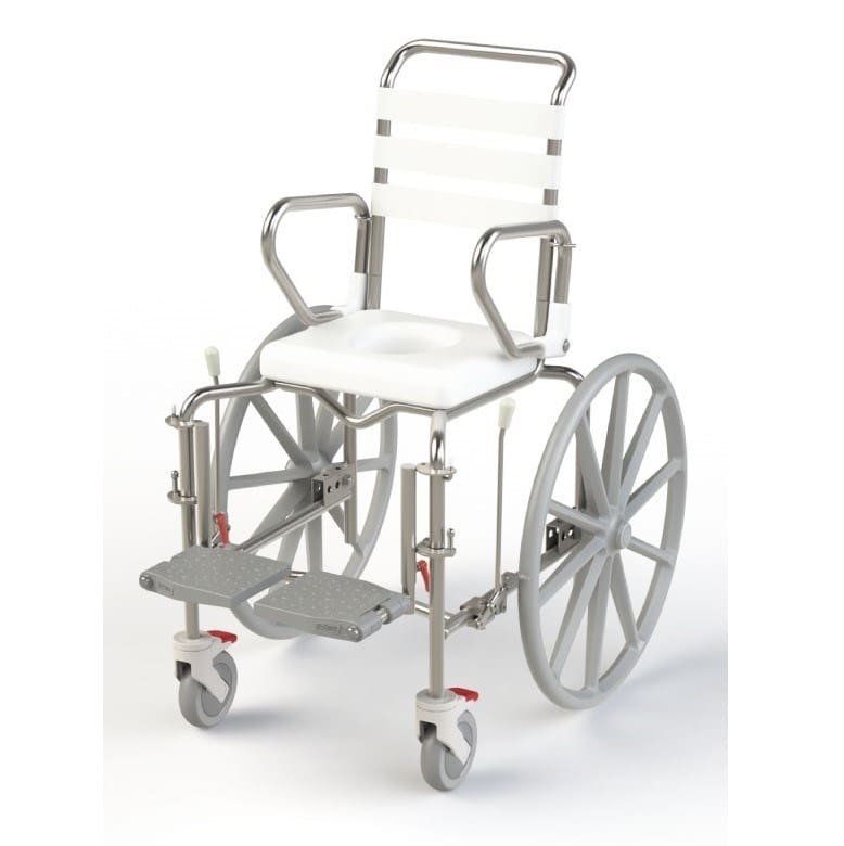 Paediatric Shower Commode, Self Prop Rear