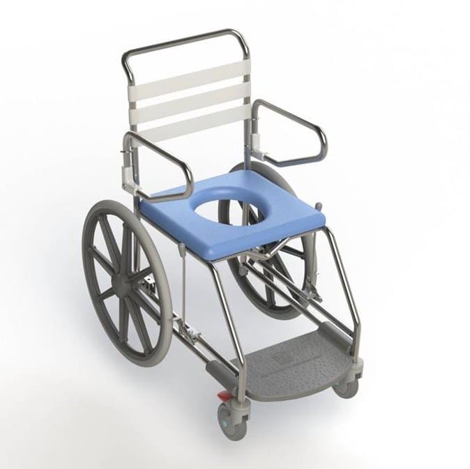 Shower Commode, Self Prop Rear, Weight Bearing