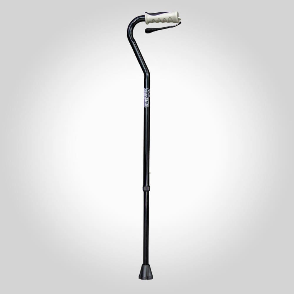 K Care Swan Neck Cane, Anodised