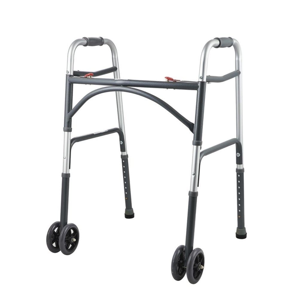 Alum Heavy Duty Walker with Wheels