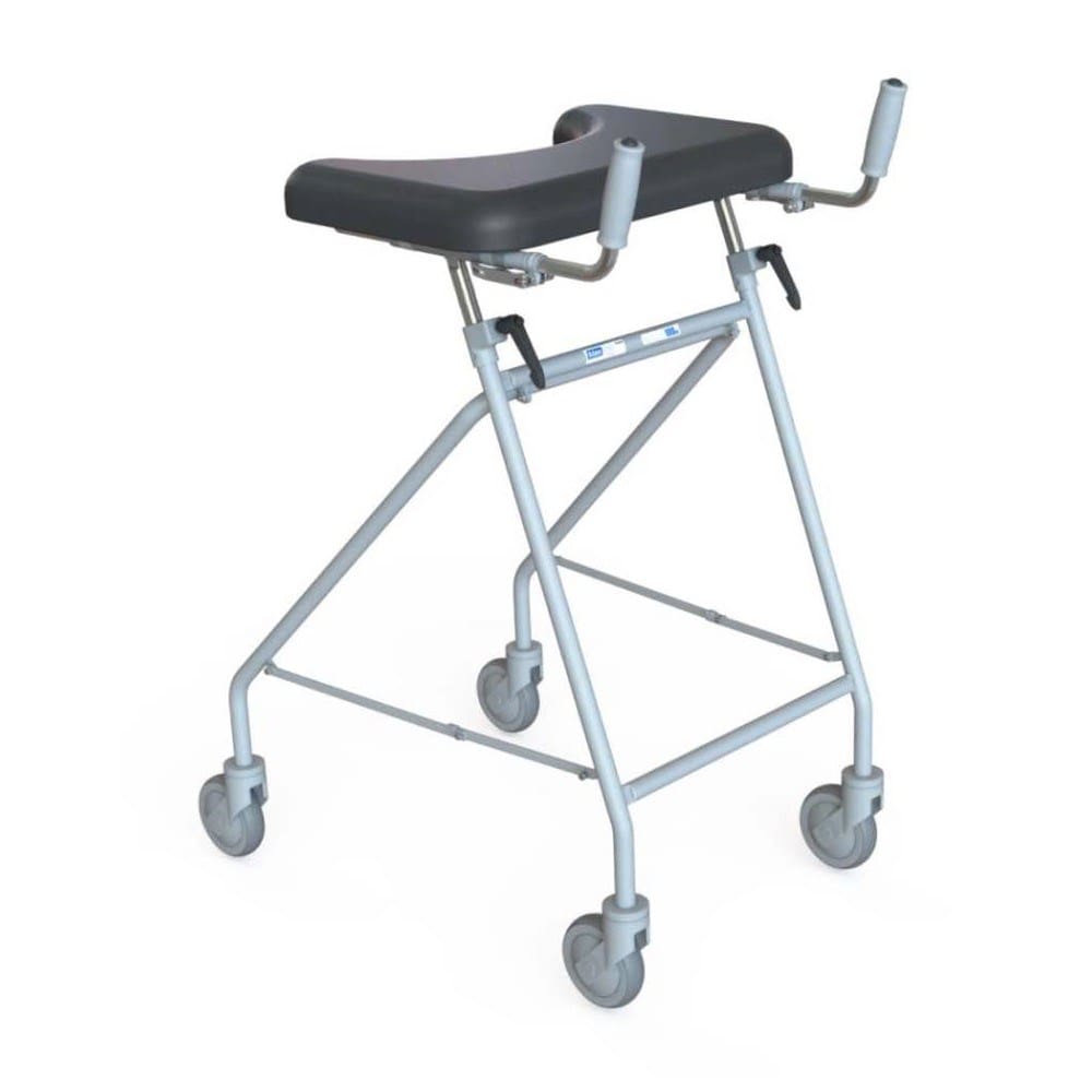 Walking Tutor, Pad A'Rest, Swl/Fixd Whls, Ad