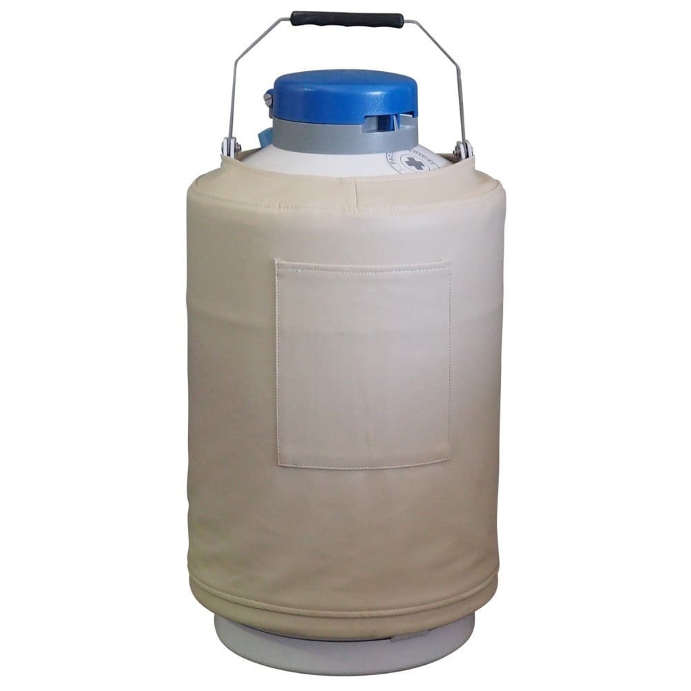 DEWAR: Includes ladle, neck plug and leather outer bag