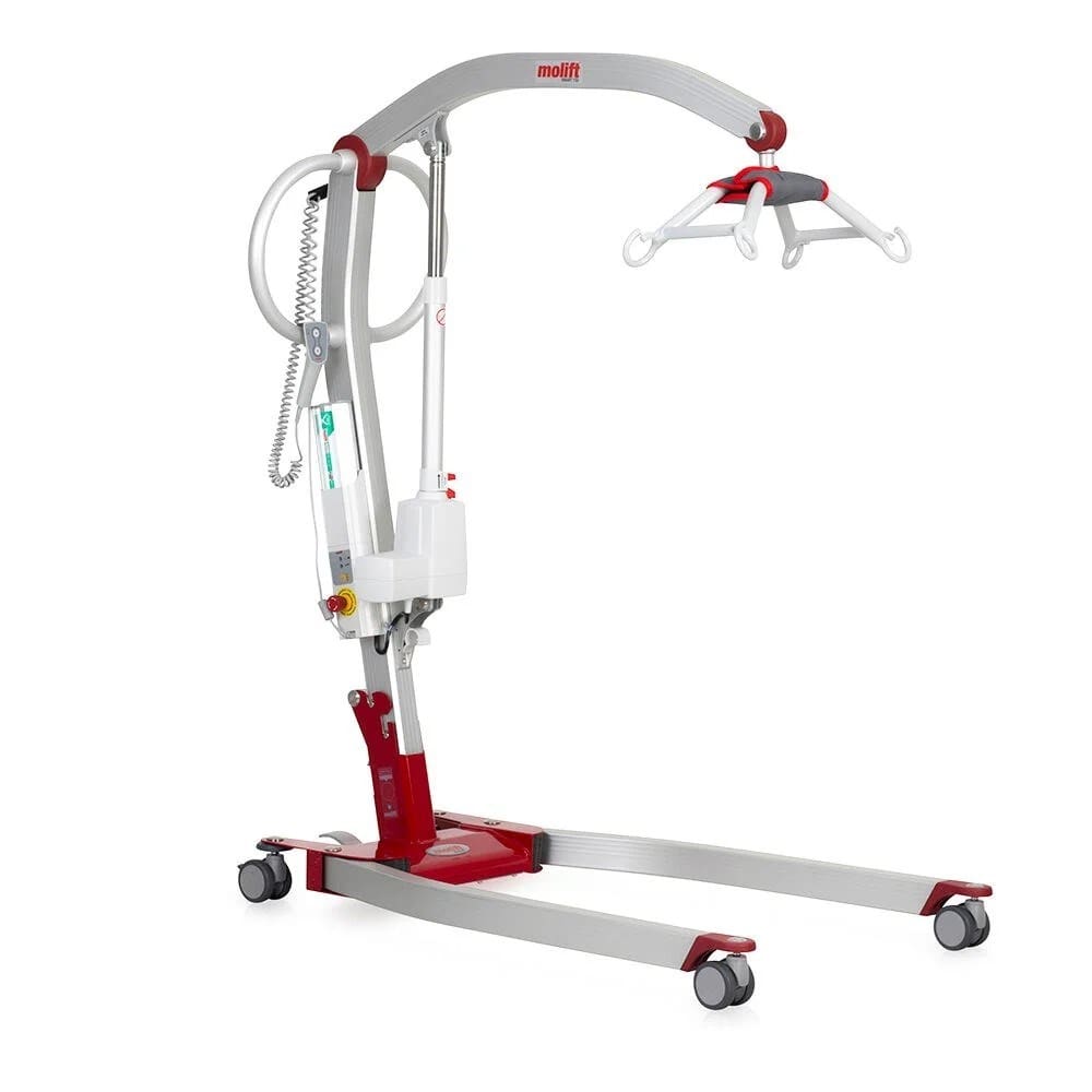 Etac Molift Smart 150 folding mobile hoist with 4-point sling bar