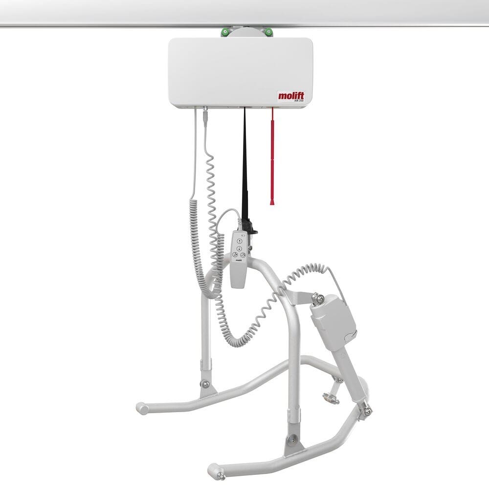 Etac Molift Air Tilt ceiling hoist motor with electrically tiltable sling bar