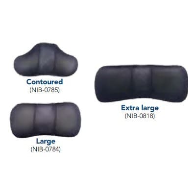 NXT MultiFit Head Support Pad Selection, Removable washable cover and extra wipe down cover