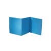 Tri-Fold Bedside Mat, 172 L x 66 W x 2.5 H cm, Blue