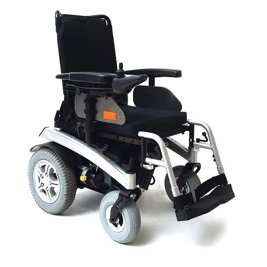Pride Mobility Power Wheelchair R40 Fusion, with Power Tilt & Swing Away Leg Rests