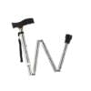 Red Gum Walking Stick, Folding, "T" Handle Wooden, 840-940mm, SWL 120Kg