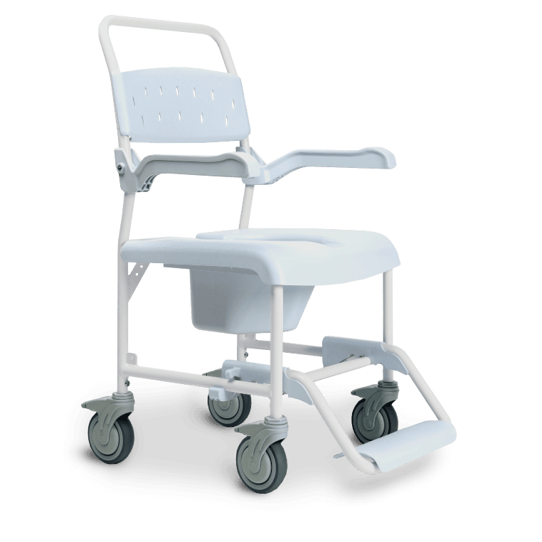 Red Gum Mobile Shower Commode