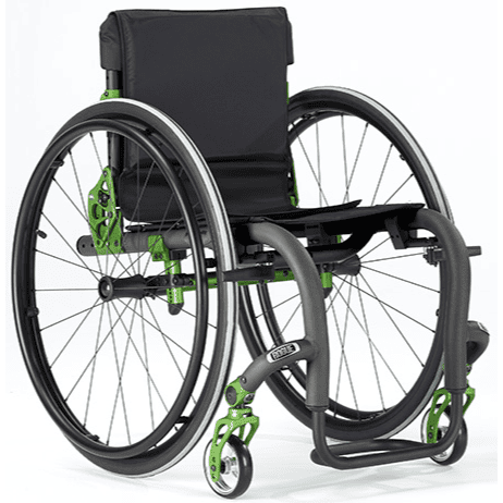 Ki Mobility Rogue XP paediatric rigid manual wheelchair with aluminium frame