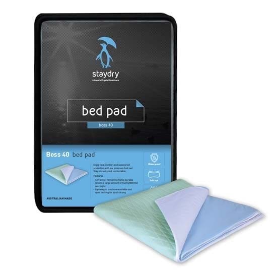 Staydry Boss Bed Pad with Wings