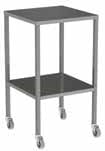 Stainless Steel Instrument Trolley, No Rail